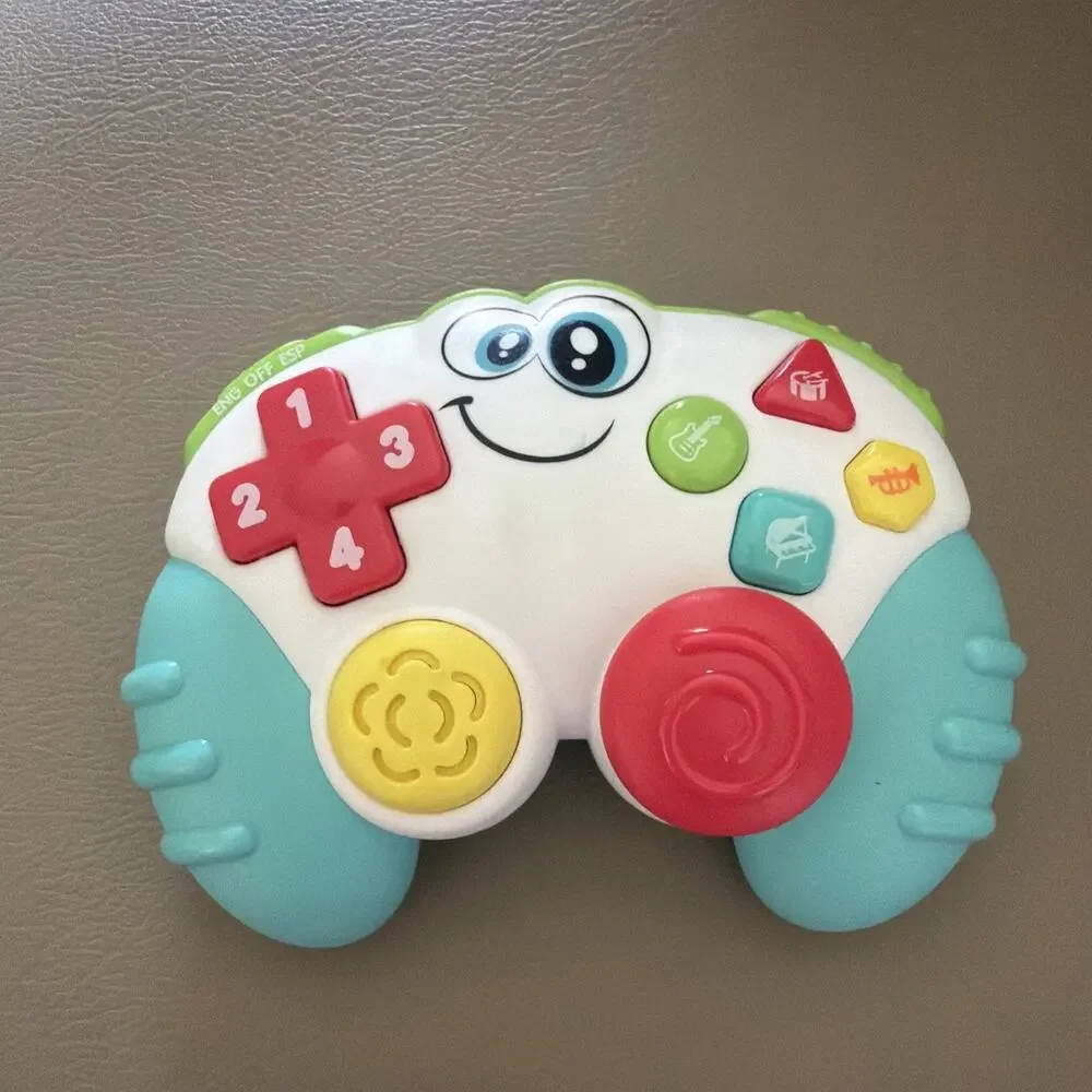 Hap-p-kids My First Game Controller NEW Lights Sounds Bilingual Settings 12M+